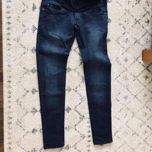 Maternity jeans & long sleeved thermal - Size 27